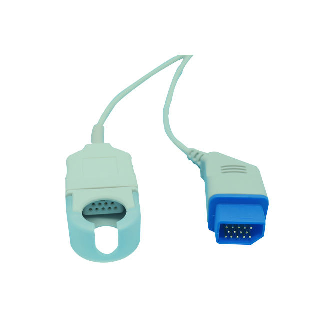 Compatible Nihon Kohden 4101/4103 monitor spo2 extension cable,14pin Female socket