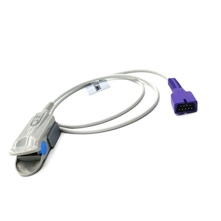 Factory Price! China Medical Cable DS-100A 9pin Nellcor Oximax Reusable Spo2 Sensor