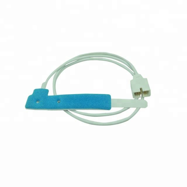 Compatible Nellcor non-oximax 7pin Neonatal/Adult Type Disposable spo2 sensor probe blue foam