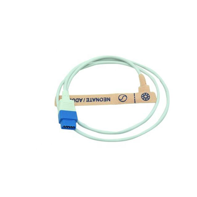 Factory price! GE TruSignal TS-AF-10 9pin Disposable Adult/Neonatal SpO2 Sensor Probes,Adhesive/Blue Foam