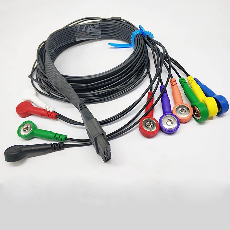 Schiller 10 lead ECG Cable, Snap, IEC, China Medical,Patient monitoring