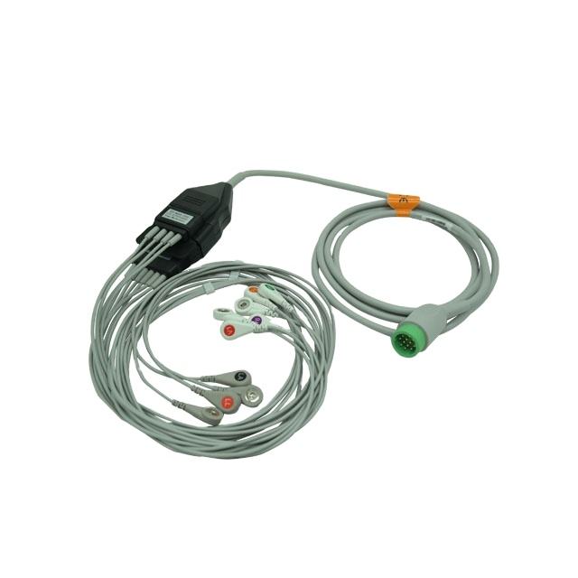 Physio Control Lifepak 11 6 lead/4 lead ecg trunk cable with ecg leadwire