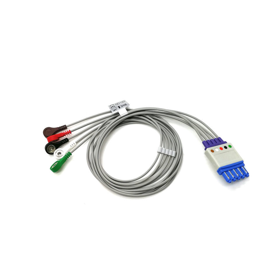 ECG HP Leadwire 5 lead sanp Compatible ECG Leadwire - M1644A