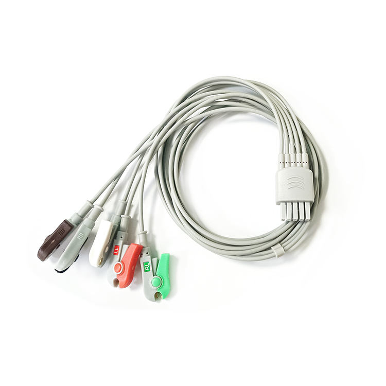 Mindray Datascope ECG Cable 5 lead clip leadwire