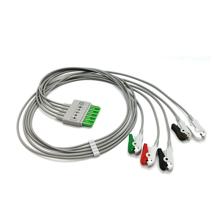 Ecg Machine Patient Cable,5 Lead ECG leadwire