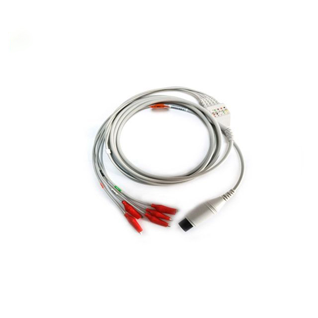 AAMI 6 pin 5 lead ECG cable for pet or animal