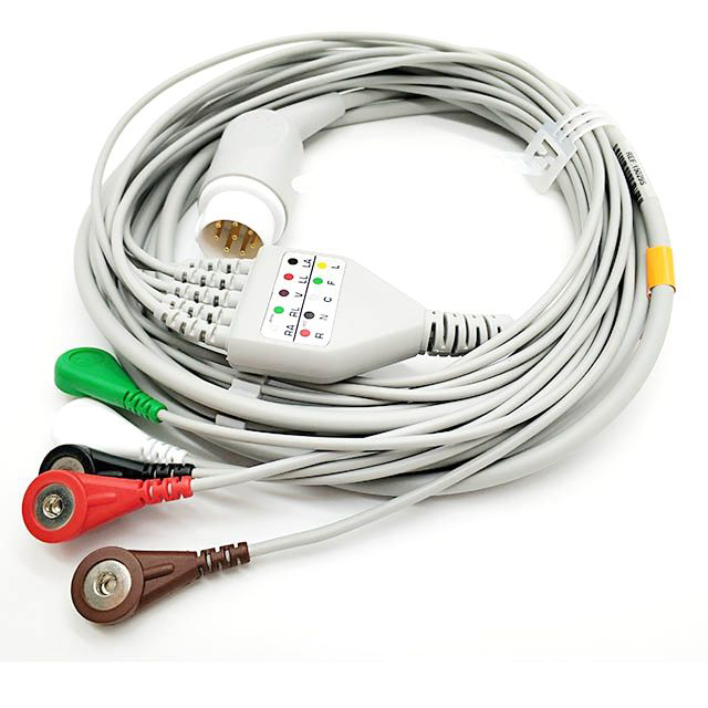 Compatible Monitor HP M1972A MP20/Newtech/Nihon Kohden/Solaris 5 Leads ECG Cable
