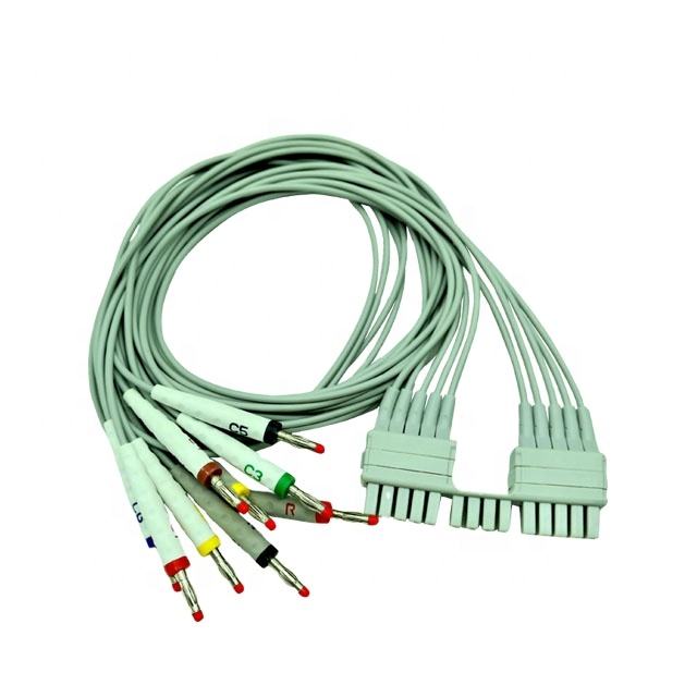Burdick/Mortara ELI Series WAM/AM12 12 leads ecg cables, ELI 200 10 lead cable ecg