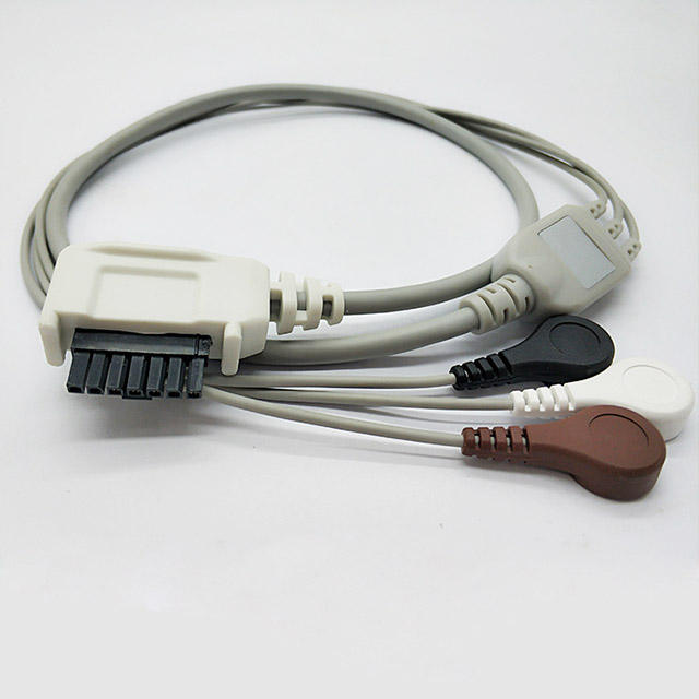 North East DR200/300 3 lead holter cables, CE/ISO13485 available, the best selling product