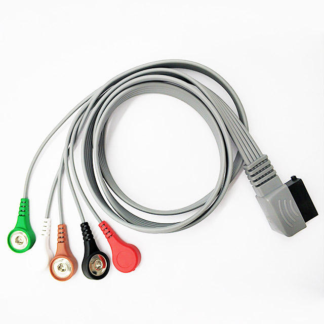 New Product Holter Recorder Digitrak Plus Cable With 5 Leadwires From China Supplier