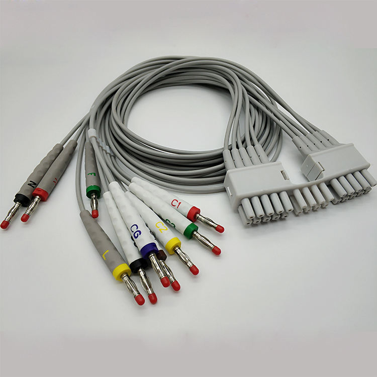 MORTARA 10 leadwires Banana IEC Standard Holter ECG Cable