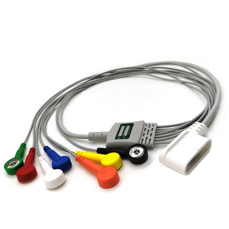 ECG GE seer 1000 7lead IEC holter ECG cable