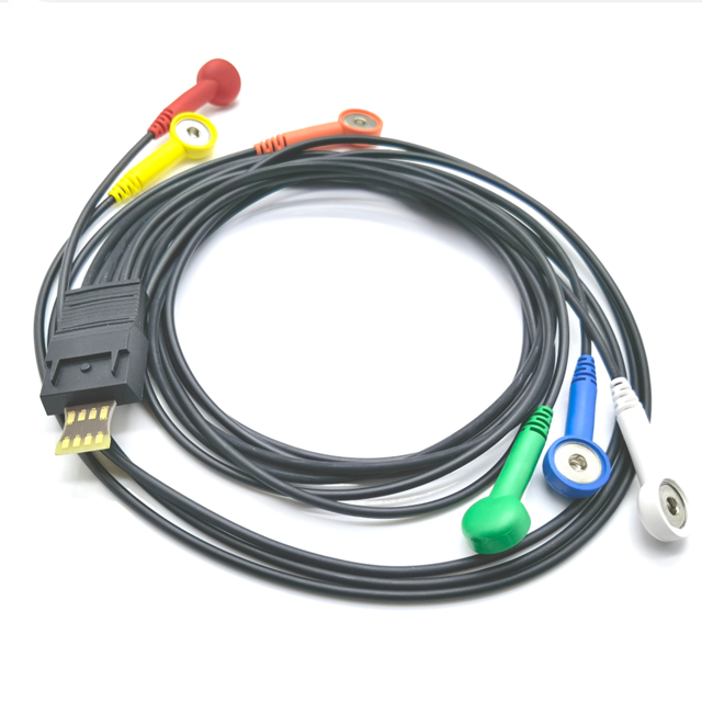 Schiller MT101/MT200 Holter 6-lead ECG Cable with leadwires