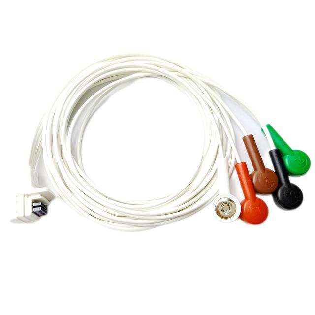 Mortara H3+ Holter Cable Mortara 9293-036-51,H3+ 5-lead ECG Holter Cable