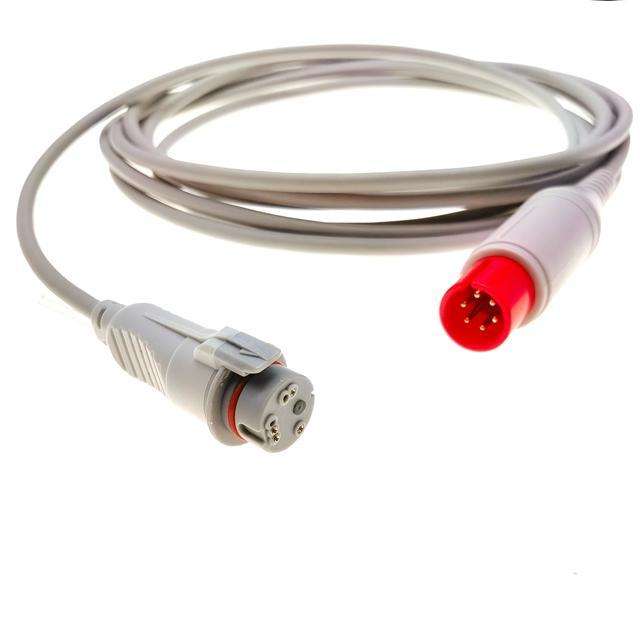 Compatible AAMI IBP Adapter Cable to Utah transducer 2.2m,general 6 pin