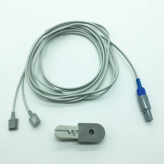 Reusable product, SPO2 Sensors cable, Adult Ear clip, pulse blood pressure monitoring, medical probe